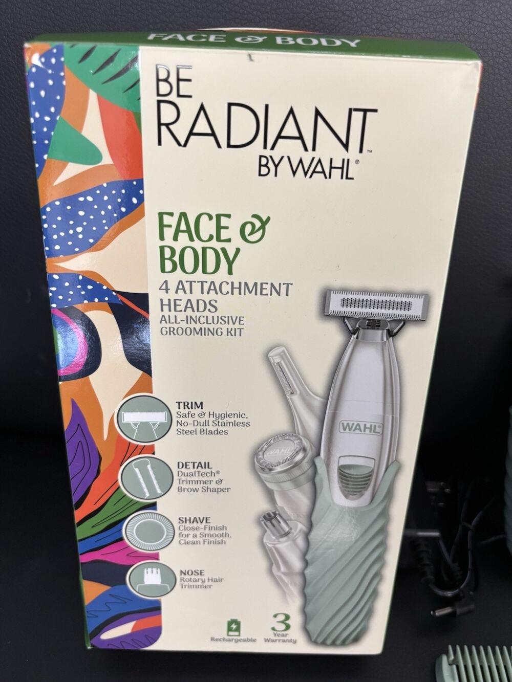 Wahl Be Radiant Face & Body Electric Shaver. Open Box